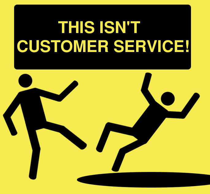 Sparta isn't customer service.